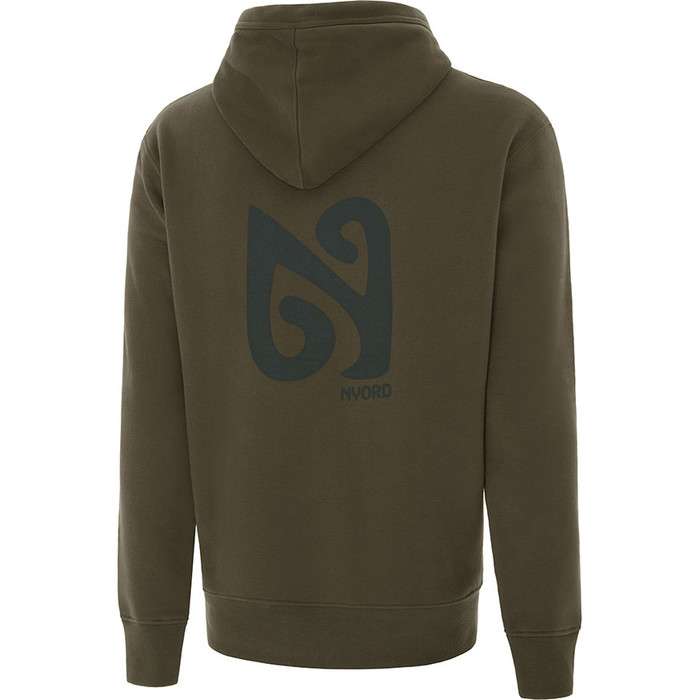 2024 Nyord Logo Hoodie AM001 - Dark Green Olive